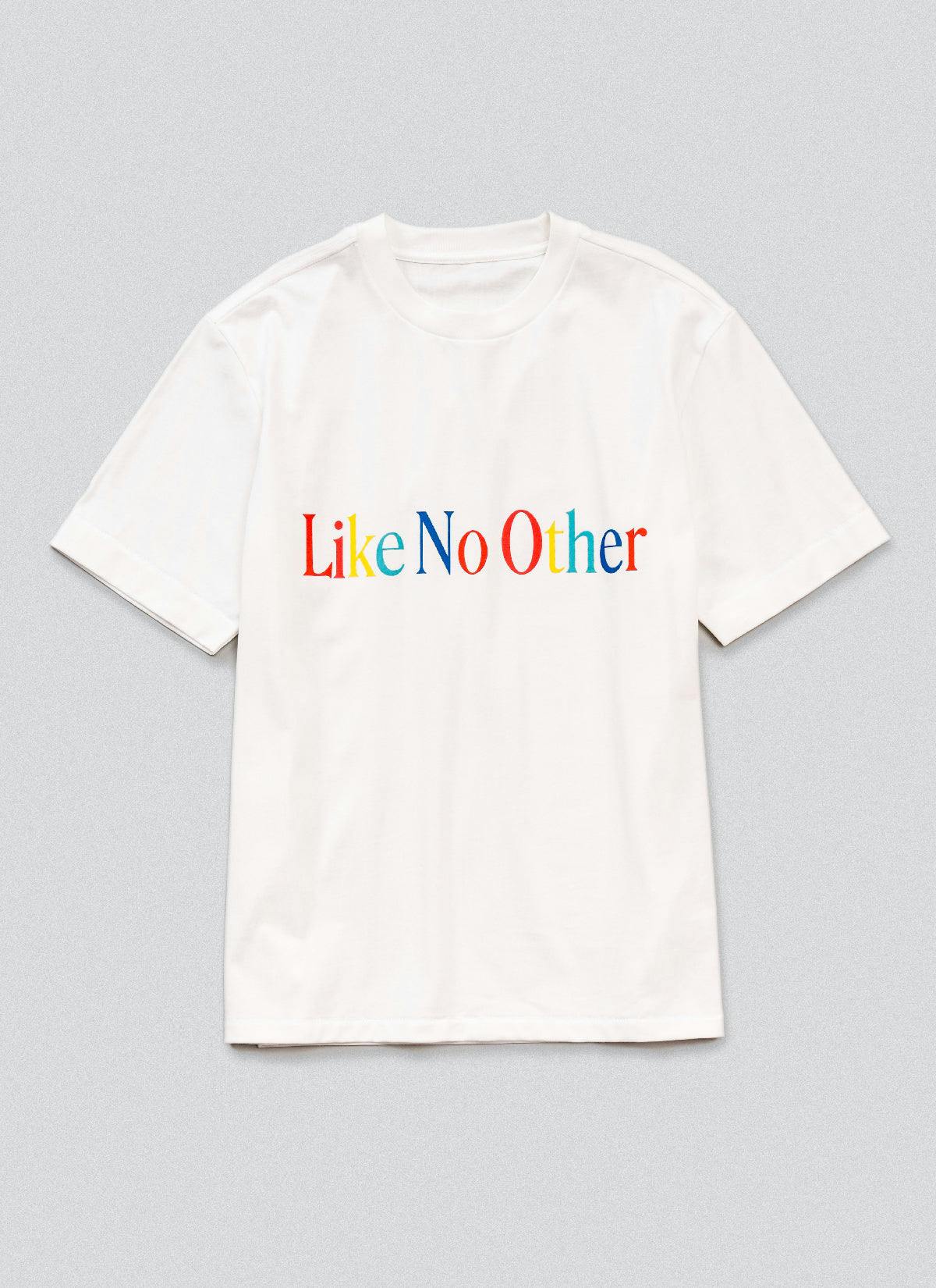 ˝Like No Other˝  T-Shirt White/ Multicolor