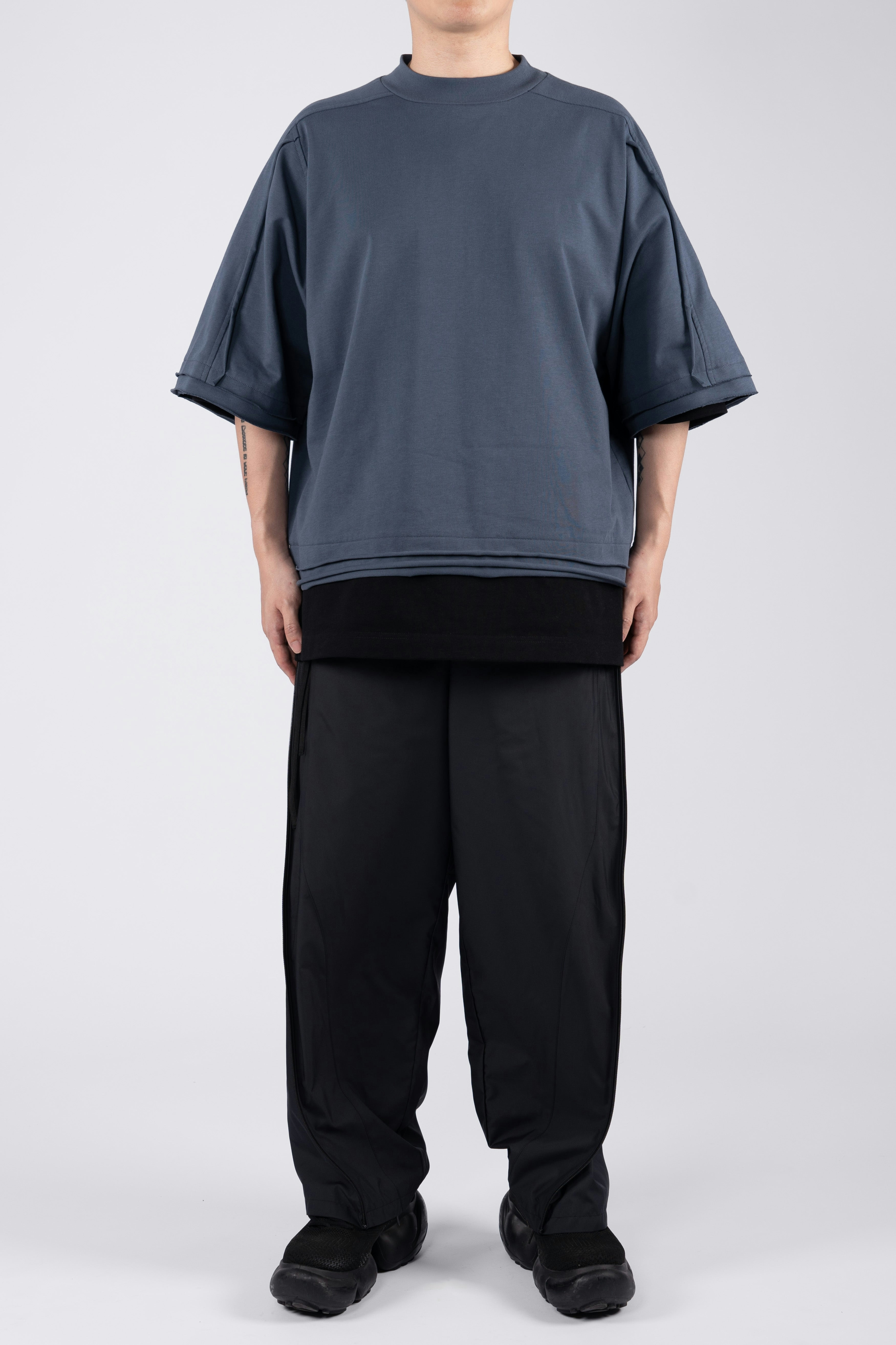 Fundamental Extra Wide T-Shirt - Midnight Blue