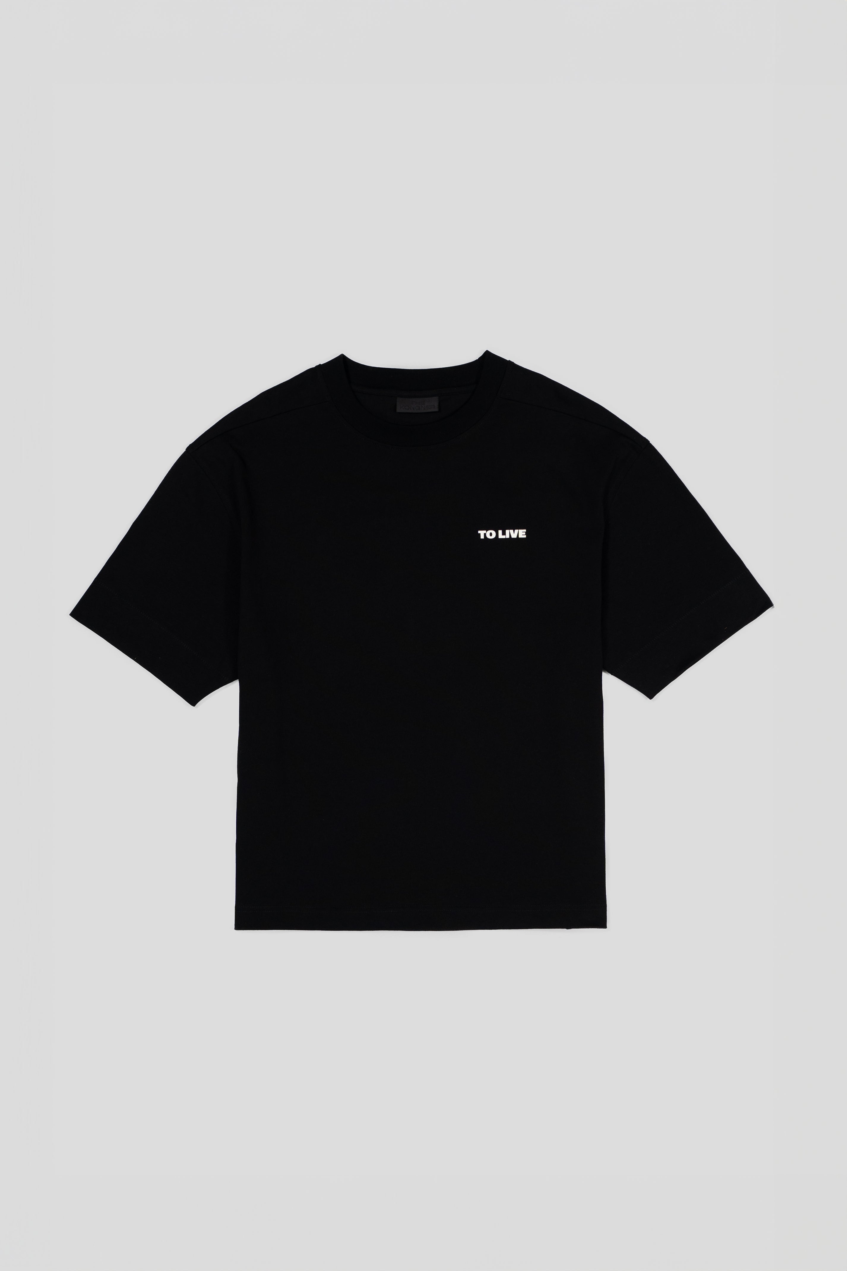 “BE REALISTIC” Statement Oversized T-Shirt - Black