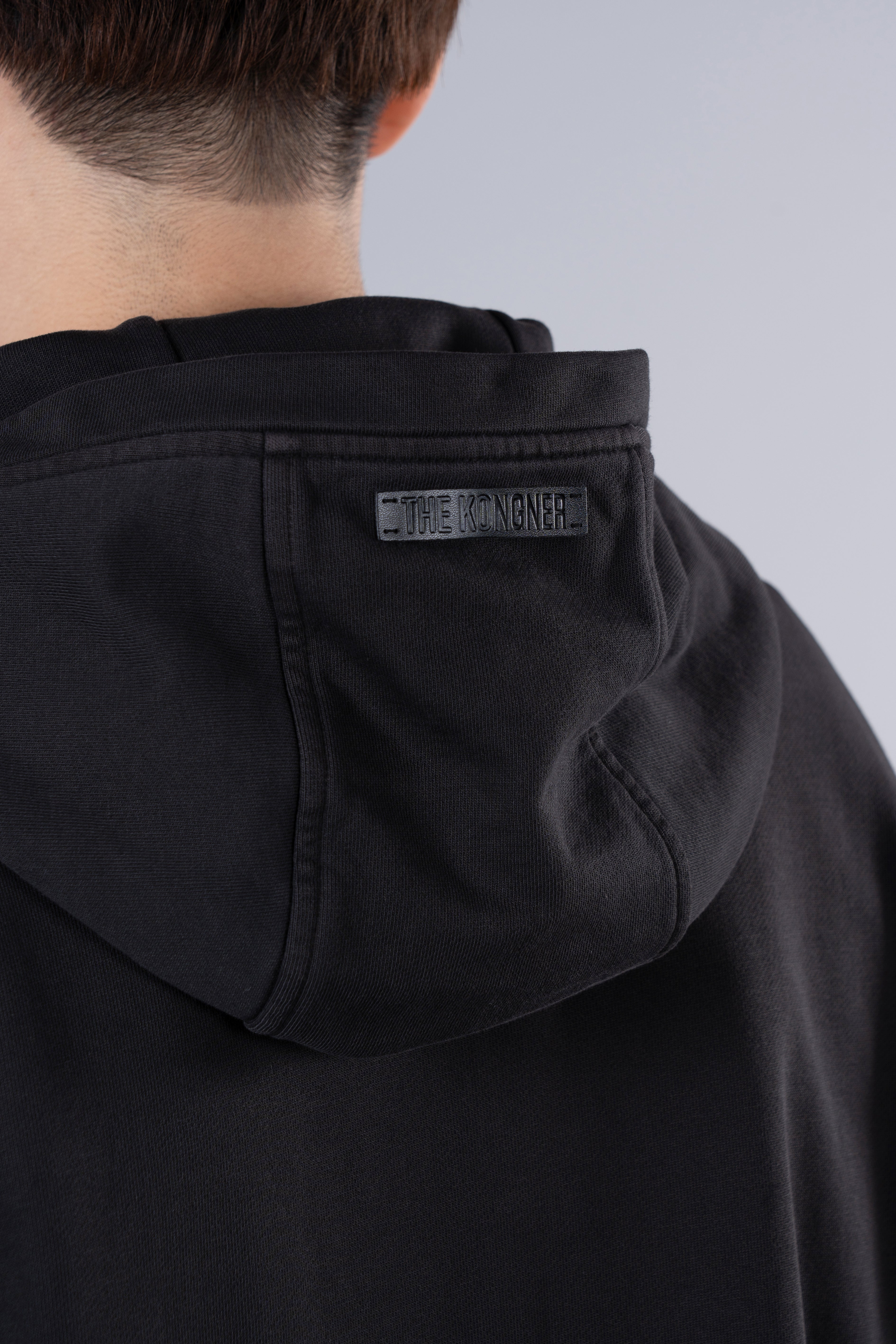 ˝CHAOS˝ Washed Zip-Up - Washed Charcoal