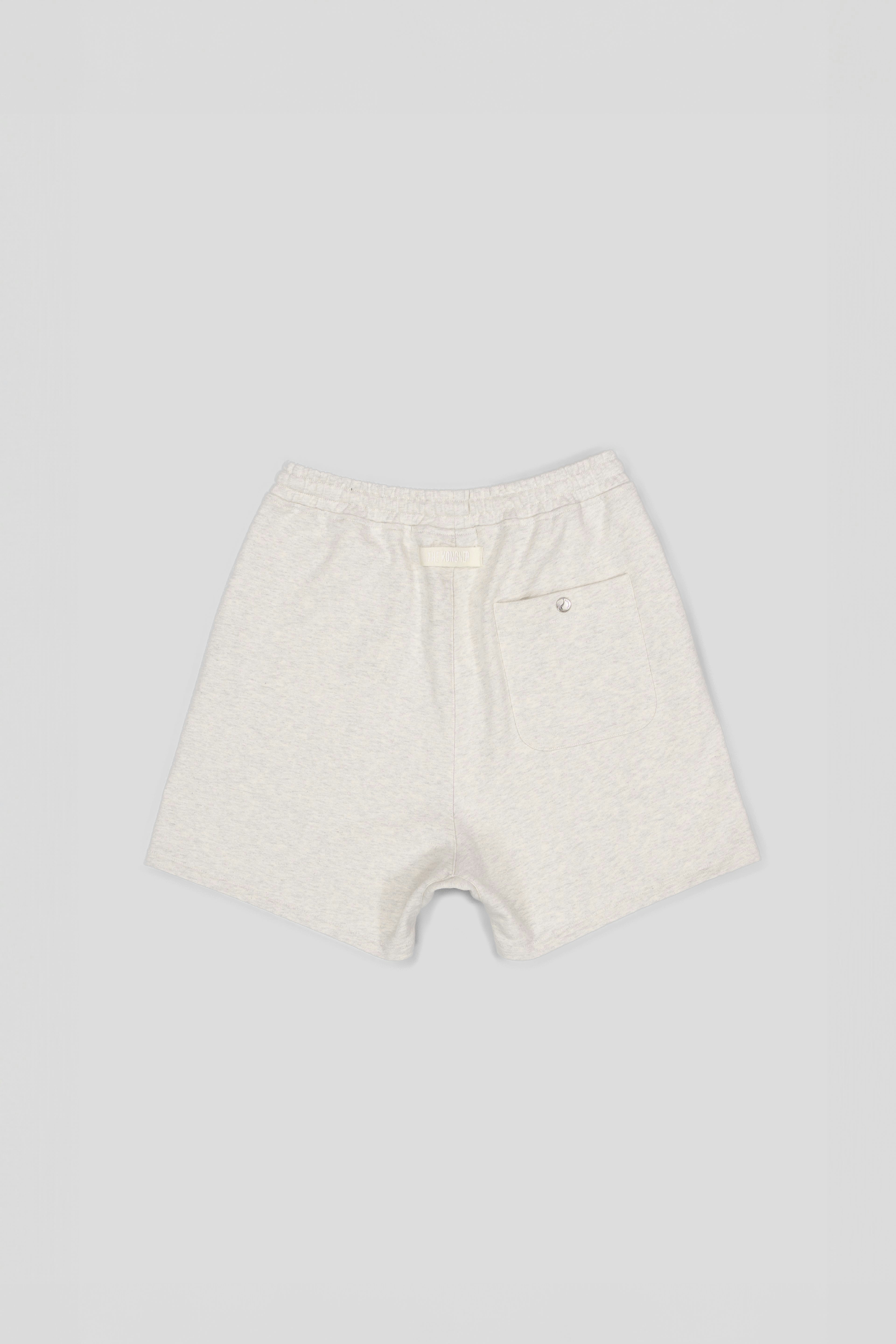 Fundamental Sweat Shorts - Mélange Light Grey