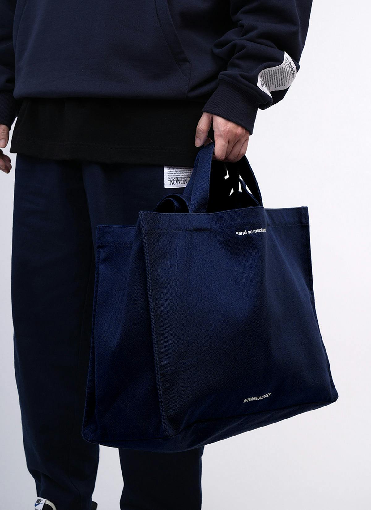 ˝SO MUCH MORE˝  Shopping Bag Navy Blue