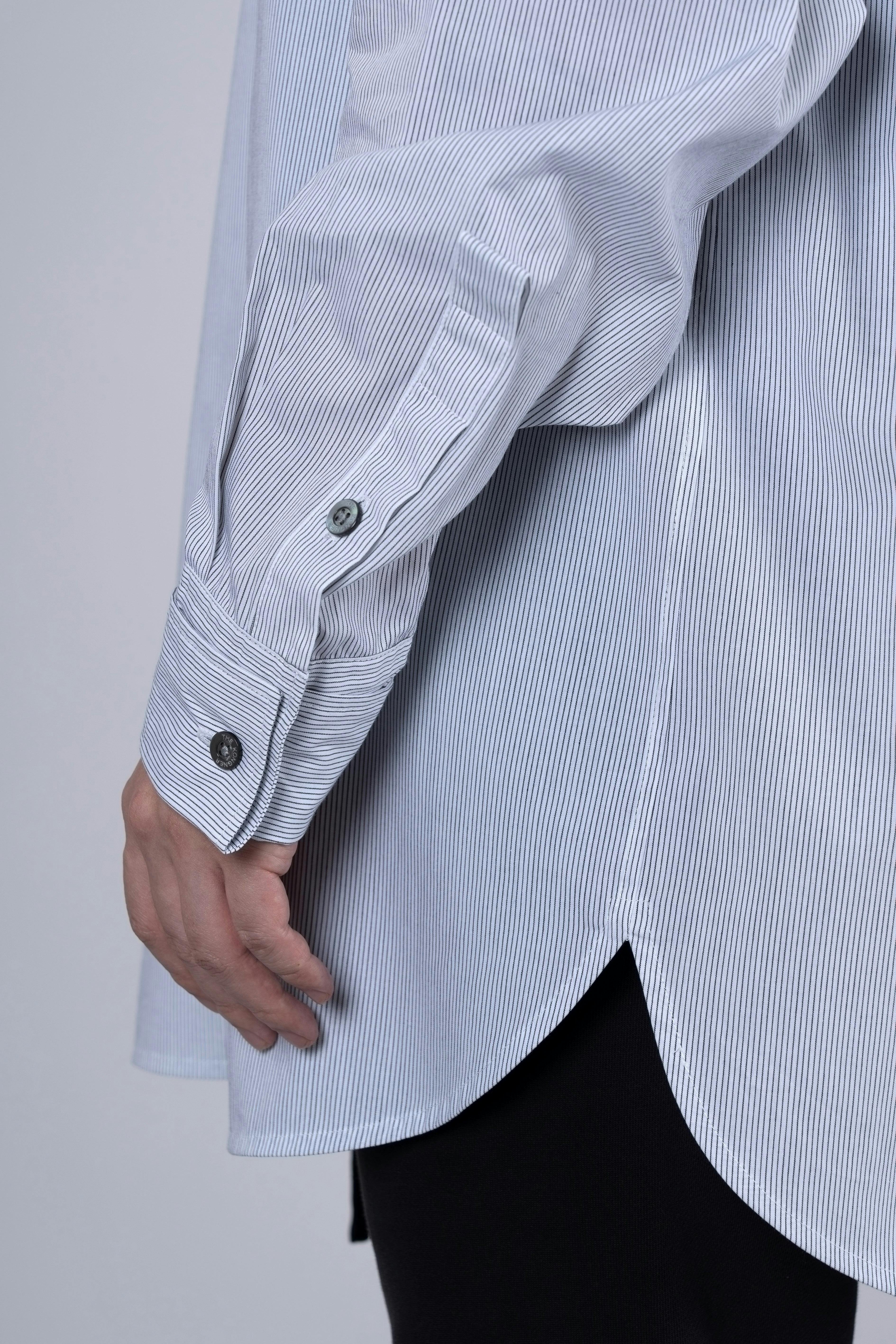 ˝ORDER˝ Oversized Shirt - Mono Stripe