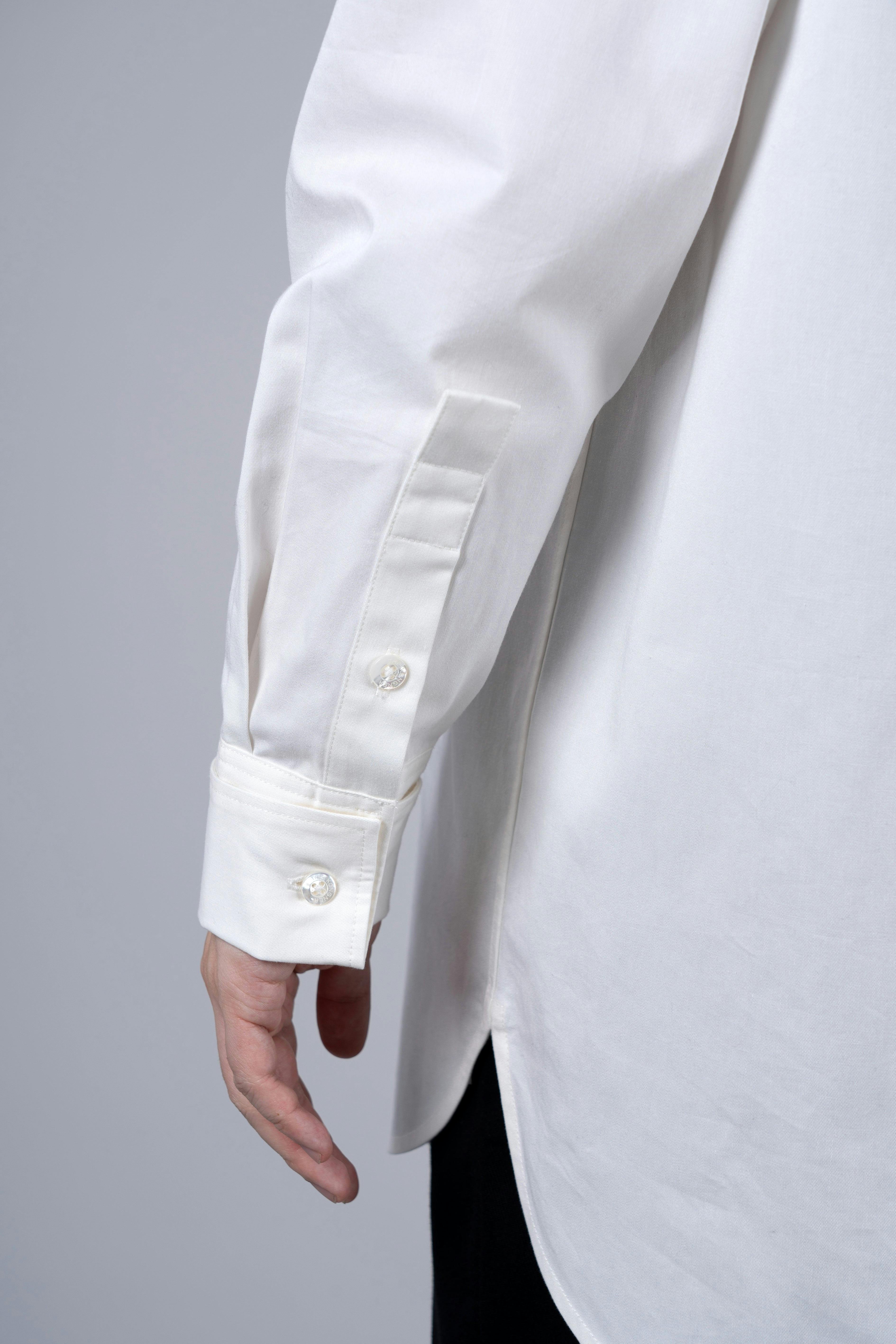 ˝ORDER˝ Oversized Shirt - Plain White