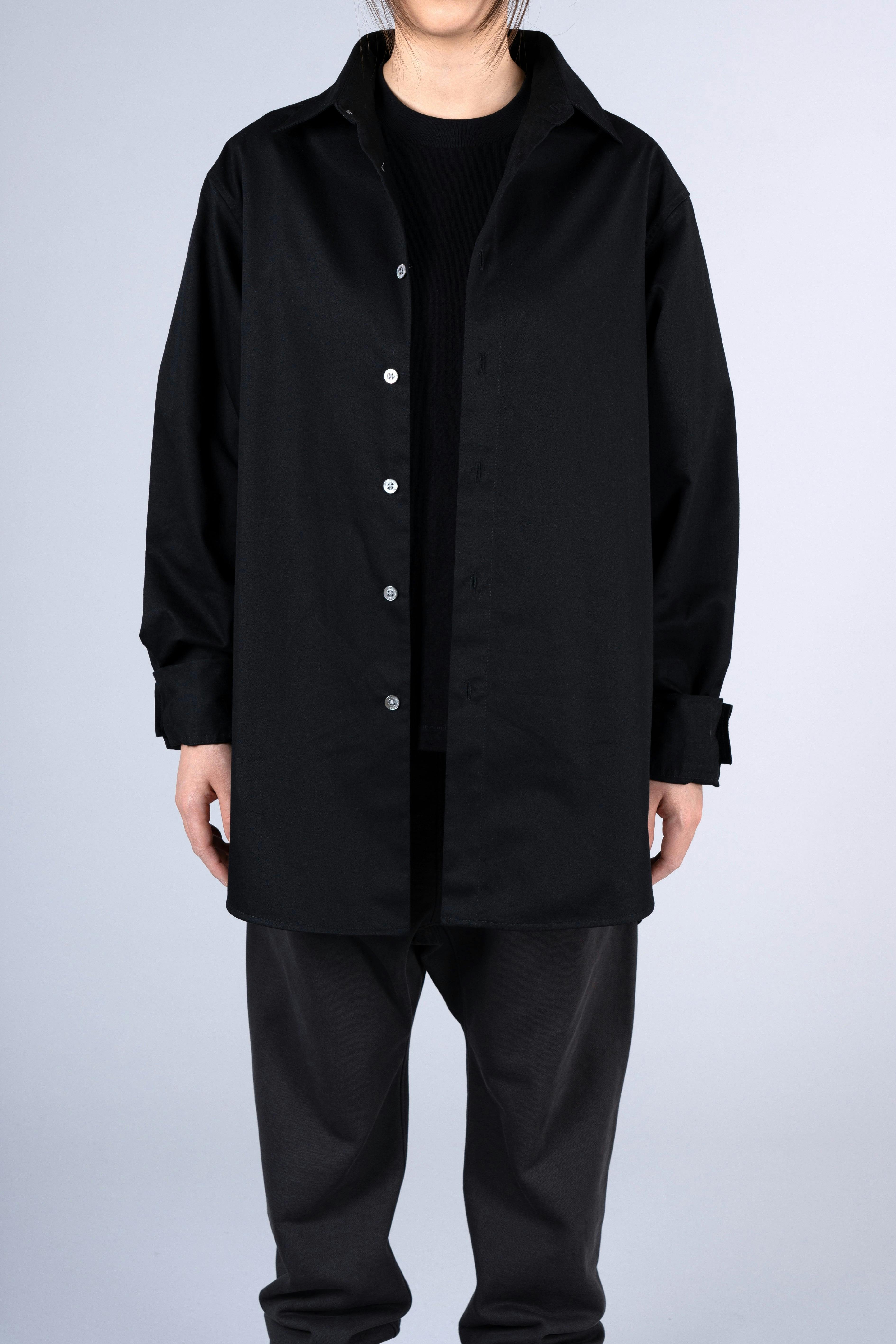 ˝ORDER˝ Oversized Shirt - Plain Black