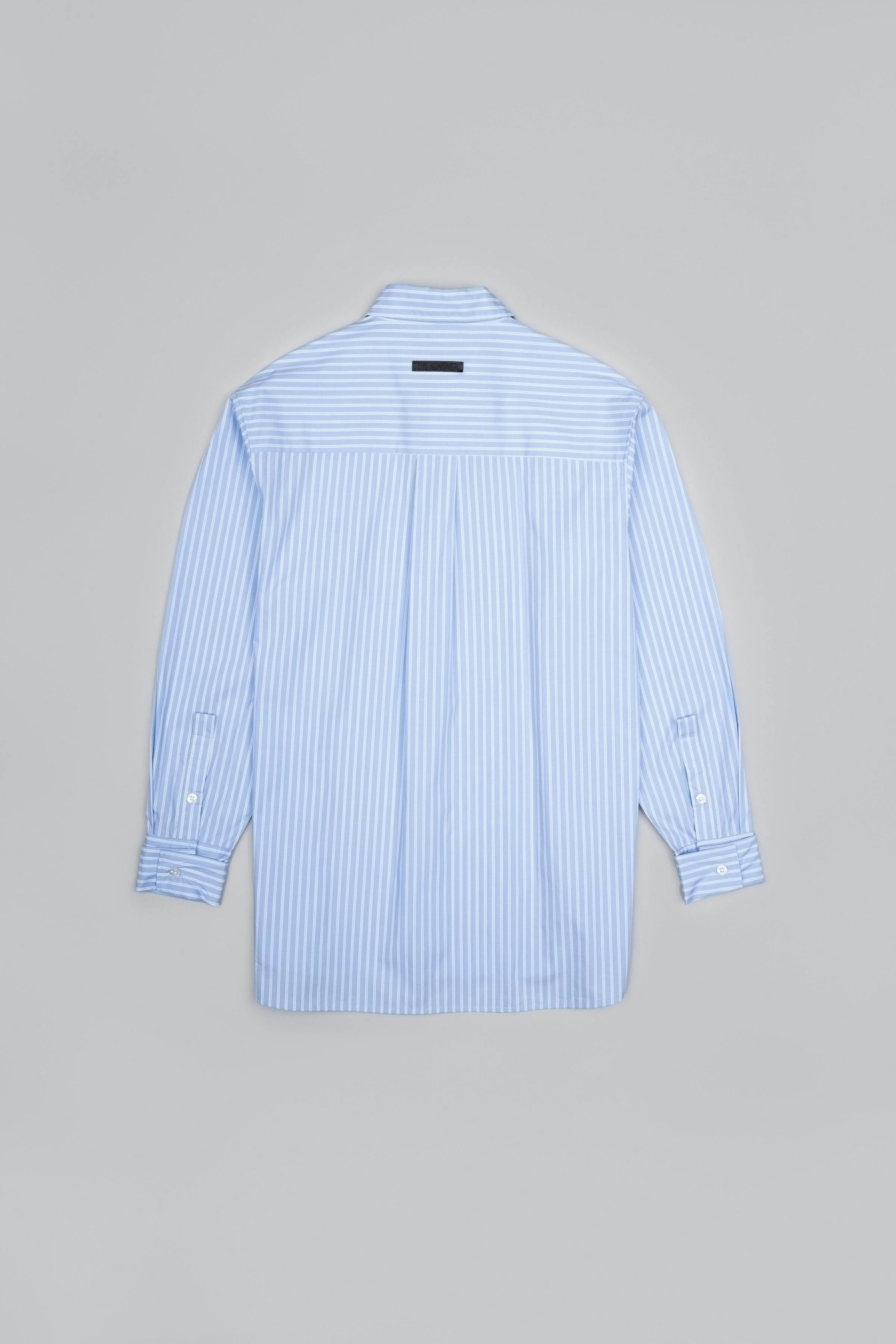 ˝ORDER˝ Oversized Shirt - Light Blue Stripe