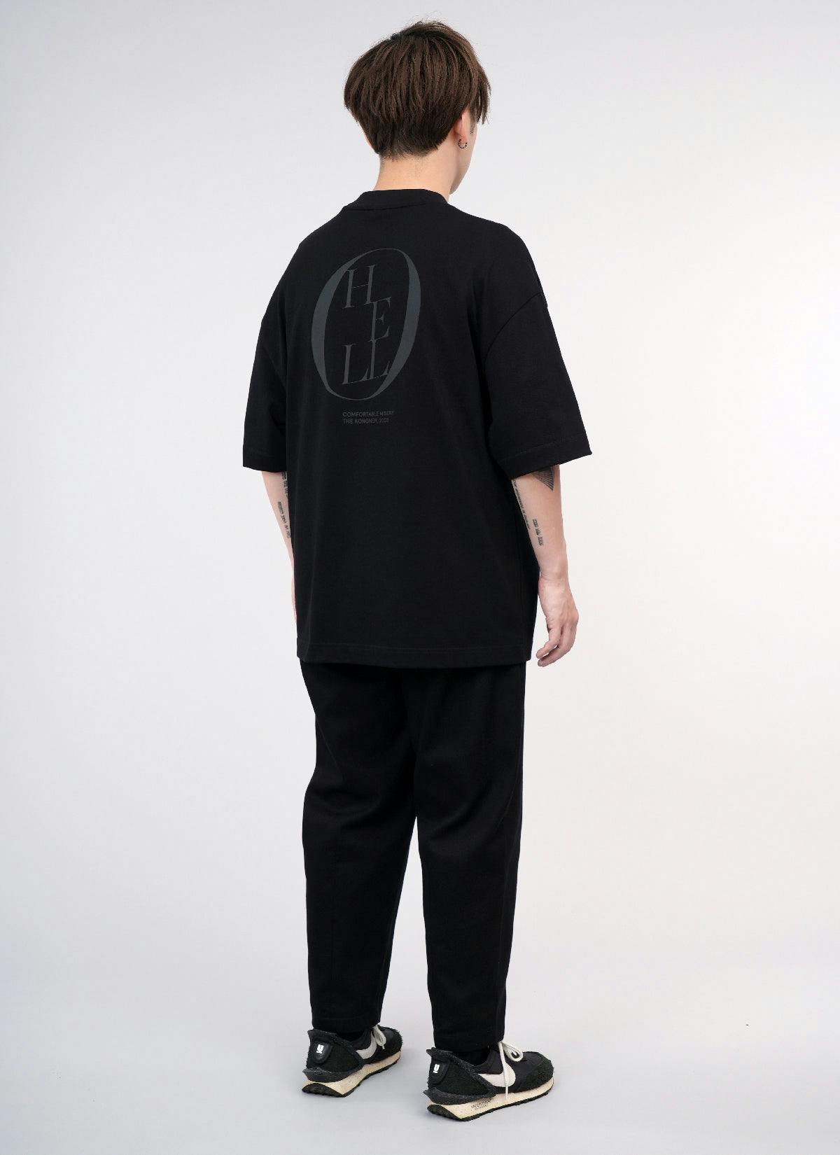˝ANEW˝  Relaxed T-Shirt Black/ Black