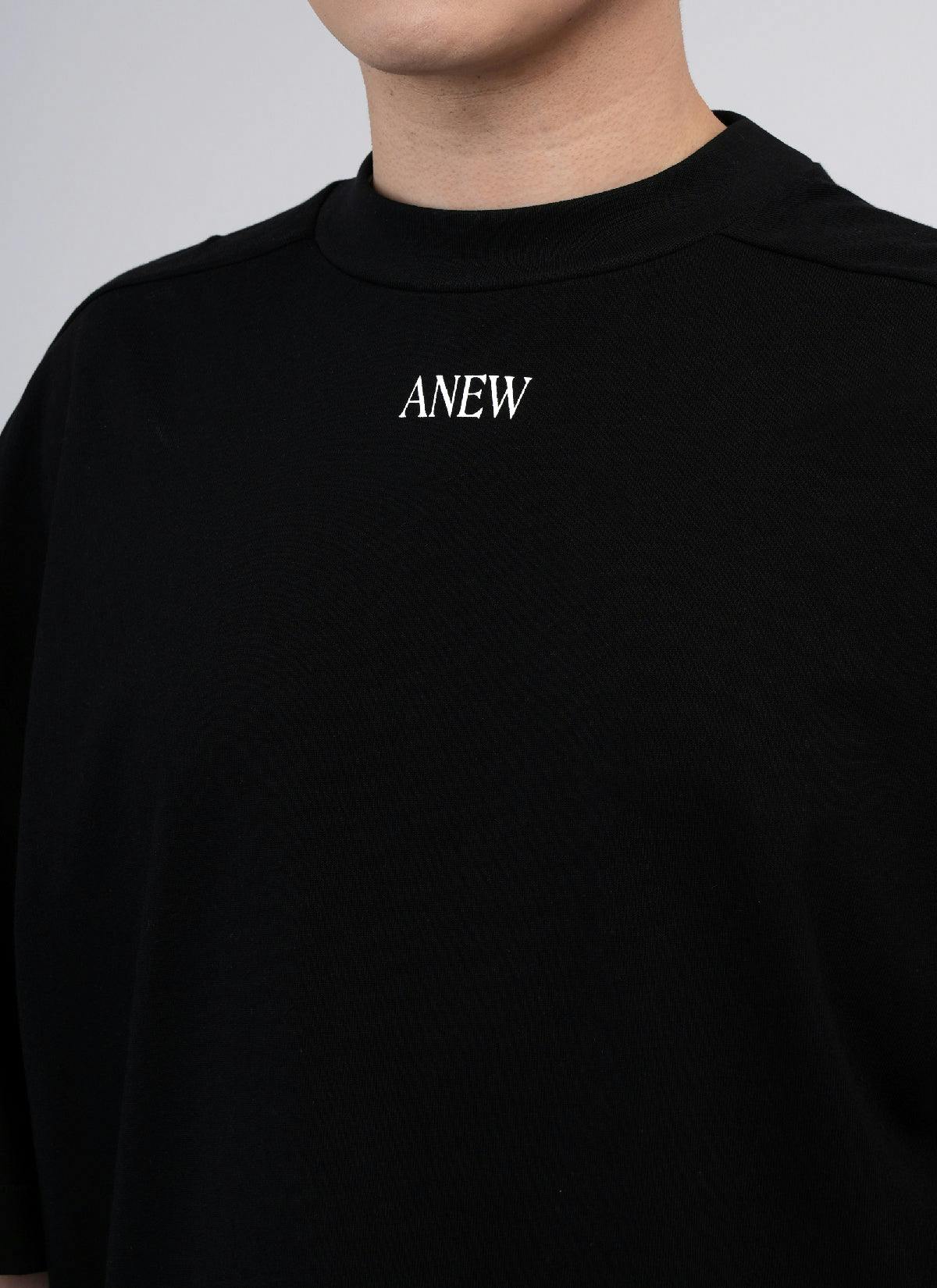 ˝ANEW˝  Relaxed T-Shirt Black/ White