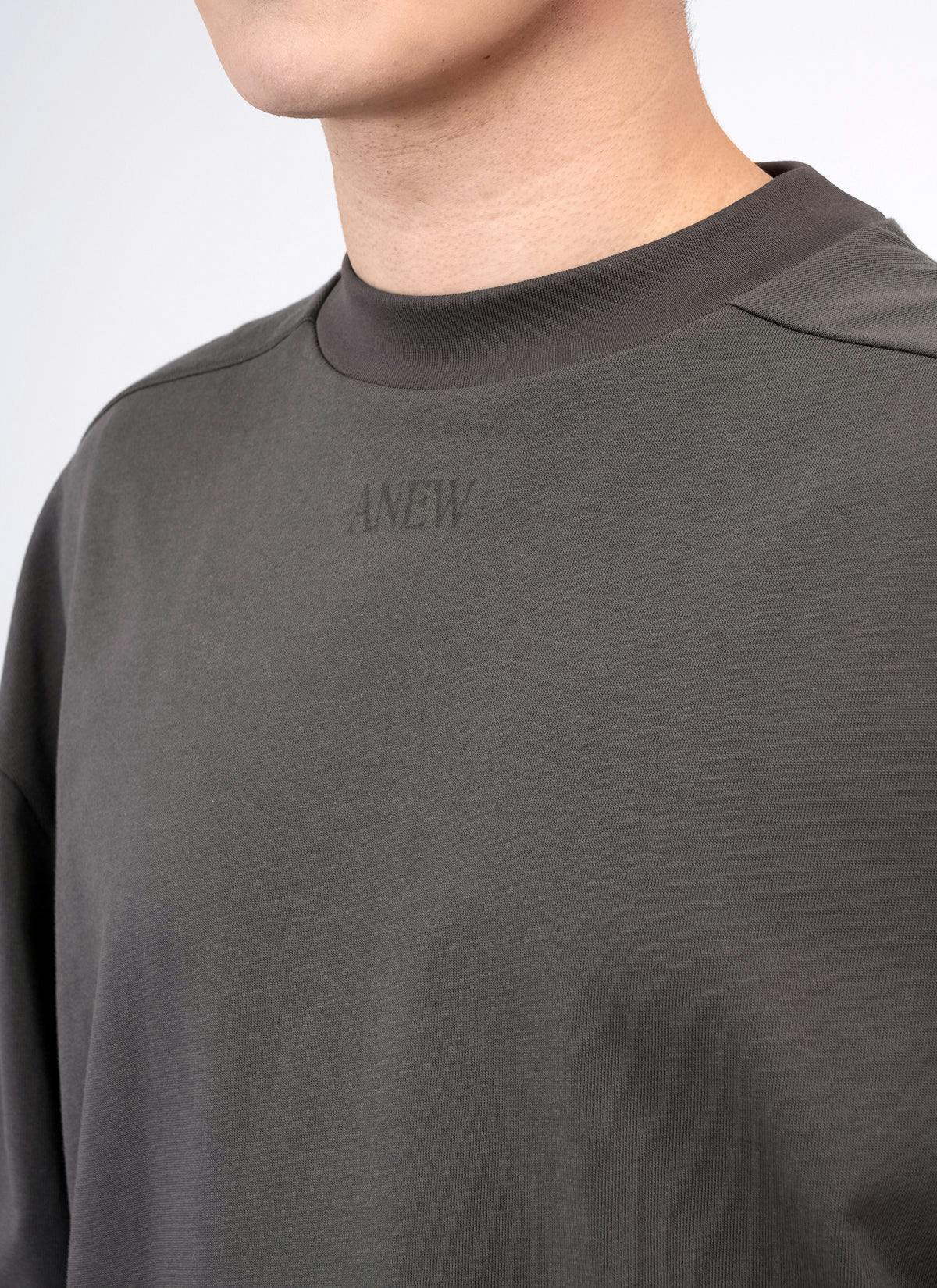 ˝ANEW˝  Relaxed T-Shirt Charcoal/ Charcoal