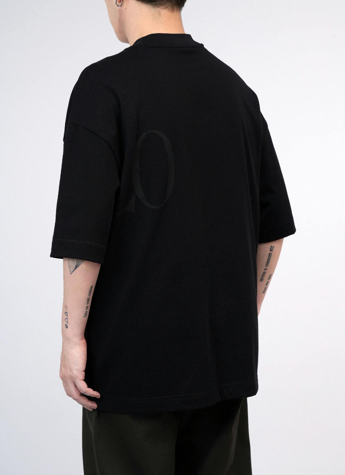 ˝HELLO˝  Relaxed T-Shirt Black